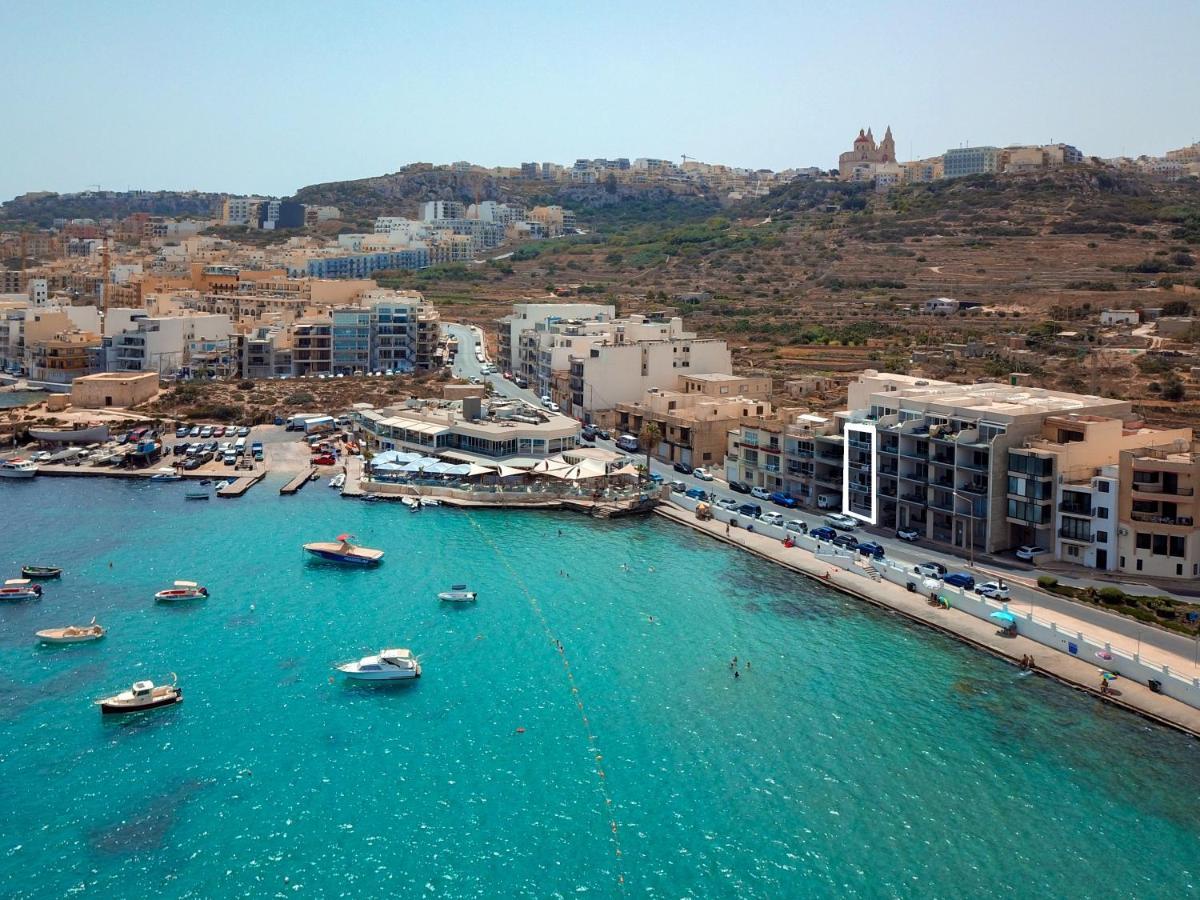 Malta'S Beachfront Apartment In Mellieħa Exterior foto